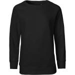 Schwarze Neutral Fashion Bio Kindersweatshirts Größe 122 für den für den Herbst 