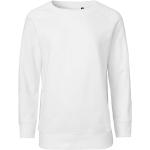 Weiße Neutral Fashion Bio Kindersweatshirts Größe 110 für den für den Herbst 