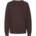 Braune Neutral Fashion Bio Herrensweatshirts mit Reißverschluss Größe M 