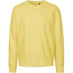 Gelbe Neutral Fashion Bio Herrensweatshirts mit Reißverschluss Größe XXL 