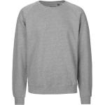 Graue Neutral Fashion Bio Herrensweatshirts mit Reißverschluss Größe 5 XL 