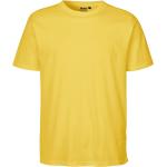 Gelbe Neutral Fashion Bio T-Shirts für Herren Größe S 