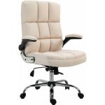 Beige Ergonomische Bürostühle & orthopädische Bürostühle  aus Textil höhenverstellbar Breite 50-100cm, Höhe 100-150cm, Tiefe 50-100cm 