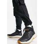 Schwarze New Balance Low Sneaker mit Schnürsenkel aus Stoff mit Reflektoren für Herren Größe 40 