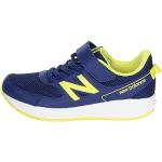 New Balance 570v3 Bungee Lace with Hook and Loop Top Strap Sneaker, Blue, 36.5 EU
