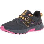 Pinke New Balance 410 Trailrunning Schuhe mit Schnürsenkel in Breitweite für Damen Größe 41,5 