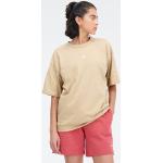 Reduzierte Braune Oversize Kurzärmelige New Balance Athletics T-Shirts für Damen Größe XL 