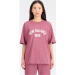 Reduzierte Rote Oversize New Balance Essentials T-Shirts für Damen Größe L 