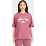 Reduzierte Rote Oversize New Balance Essentials T-Shirts für Damen Größe M 