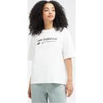 Weiße Oversize New Balance T-Shirts aus Jersey für Damen Größe L 