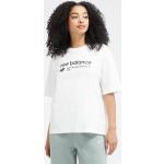 Weiße Oversize New Balance T-Shirts aus Jersey für Damen Größe M 