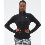 Schwarze Sportliche New Balance Damenpullover mit Reißverschluss Größe S für den für den Winter 