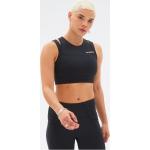 Reduzierte Schwarze New Balance T-Shirt-BHs nahtlos für Damen Größe L 