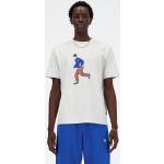 Graue New Balance Athletics T-Shirts für Herren Größe XXL 