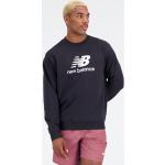 Reduzierte Schwarze New Balance Essentials Herrenfleecepullover & Herrenfleeceshirts aus Fleece Größe M 