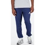 New Balance Herren Essentials Stacked Logo French Terry Sweatpant Jogginghose in Blau, Cotton Fleece, Größe S