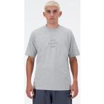 Graue New Balance T-Shirts für Herren Größe XL 