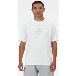 Weiße New Balance T-Shirts für Herren Größe XL 