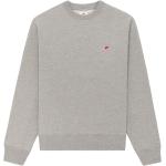 Graue New Balance Made in USA Rundhals-Ausschnitt Herrensweatshirts aus Fleece Größe L 