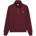 New Balance Unisex Made in USA Quarter Zip Pullover in Rot, Cotton Fleece, Größe XL