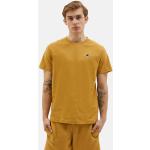 Gelbe Bestickte New Balance T-Shirts für Herren Größe XS 