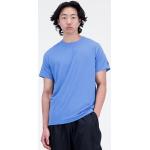 Reduzierte Blaue Kurzärmelige New Balance T-Shirts für Herren Größe L 