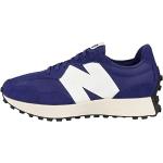 Blaue New Balance 327 Low Sneaker aus Veloursleder für Herren Größe 45 