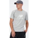 New Balance Herren Sport Essentials Logo T-Shirt in Grau, Cotton, Größe S