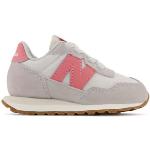 New Balance Kinder 237 Bungee in Grau/Rosa, Synthetic, Größe 21