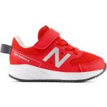 New Balance Kinder 570v3 Bungee Lace with Top Strap in Rot/Grau, Synthetic, Größe 23.5