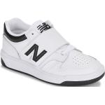Reduzierte Weiße New Balance 480 Low Sneaker aus Leder für Kinder Größe 30 
