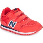 Reduzierte Rote New Balance 500 Low Sneaker für Kinder Größe 24 
