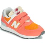 Orange New Balance 574 Low Sneaker für Kinder Größe 29 