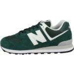 Reduzierte Grüne New Balance 574 Low Sneaker aus Veloursleder für Herren Größe 42 