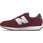 Rote New Balance 237 Low Sneaker aus Leder atmungsaktiv für Herren Größe 39,5 