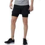 Schwarze New Balance Q Speed Herrenshorts aus Polyester für den für den Sommer 