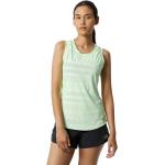 Grüne New Balance Q Speed T-Shirts aus Polyester für Damen für den für den Sommer 