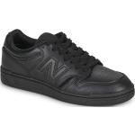 Reduzierte Schwarze New Balance 480 Low Sneaker aus Leder für Herren Größe 39 