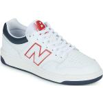 Reduzierte Weiße New Balance 480 Low Sneaker aus Leder für Herren Größe 43 