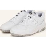 Weiße New Balance 550 Low Sneaker aus Glattleder für Kinder Übergrößen 