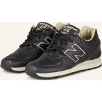 Schwarze New Balance Made in UK Low Sneaker aus Glattleder leicht für Herren Größe 42,5 