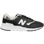 Schwarze New Balance Low Sneaker mit Schnürsenkel aus Leder für Damen Größe 41,5 