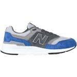 Blaue New Balance Low Sneaker mit Schnürsenkel aus Veloursleder für Kinder Größe 39,5 