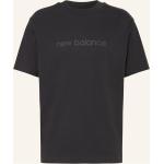 Schwarze New Balance T-Shirts aus Baumwolle für Herren Übergrößen 