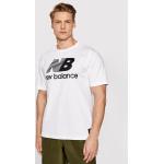 Reduzierte Weiße New Balance T-Shirts für Herren Größe M 