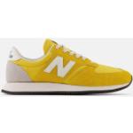 Reduzierte Gelbe Streetwear New Balance 420 Low Sneaker aus Veloursleder Stoßdämpfend für Herren Größe 40 