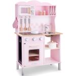 Reduzierte Pinke Holzspielküchen & Holzkinderküchen aus Holz für Jungen für 3 - 5 Jahre 