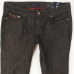 New Damens Tommy Hilfiger ROME Regular Gerades Bein Elasthan Grau Jeans W32 L32