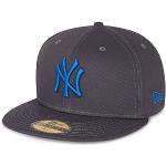 Anthrazitfarbene New Era 59FIFTY New York Yankees Fitted Caps mit New York Motiv für Herren Größe XXL 