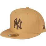 Beige New Era 59FIFTY New York Yankees Fitted Caps mit New York Motiv für Herren Größe XL 